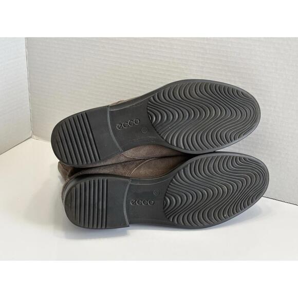 ECCO Touch 15 Chukka Boots Women's Taupe Brown Suede Combat Lace Up Size 40/US 9 - Picture 9 of 14